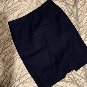 J. Crew blue pencil skirt